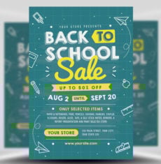 Back to School Sale Flyer V1