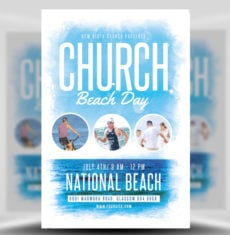 Church Beach Day Flyer