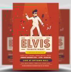 Elvis Night Flyer