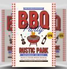 Neighbour BBQ Flyer