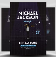 Michael Jackson Tribute Night Flyer