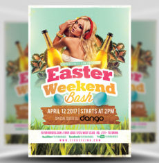 2017 Easter Weekend bash Flyer