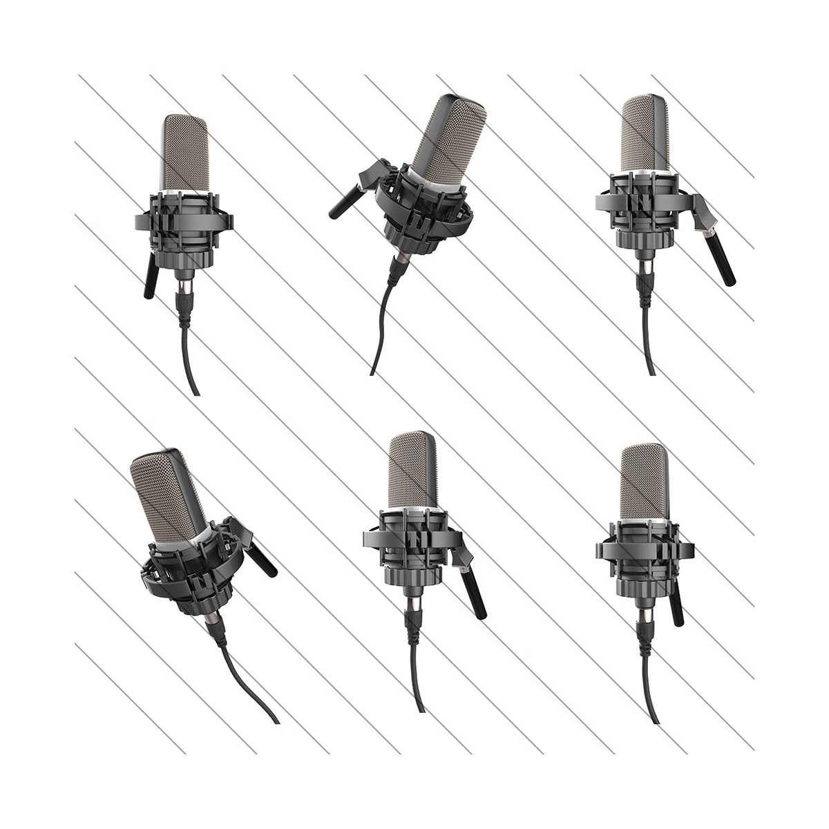 3D Studio Mic Render by FlyerHeroes