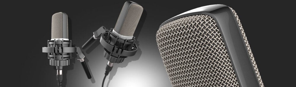 3D Studio Mic Render