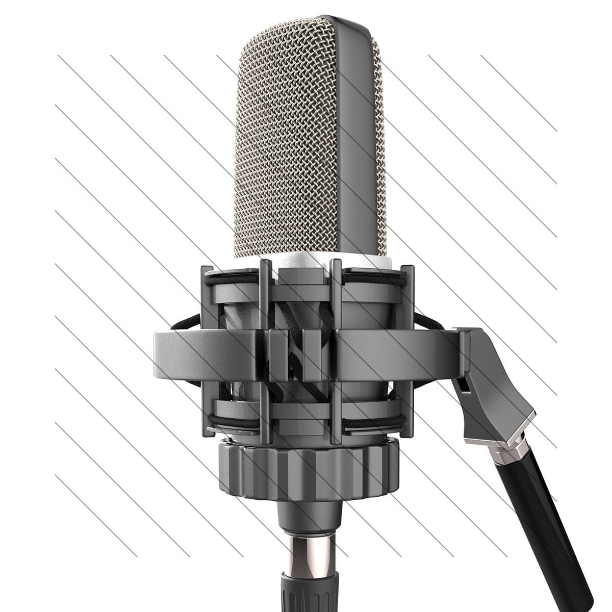 3D Studio Mic Render by FlyerHeroes