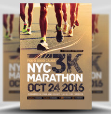 3K Marathon Flyer
