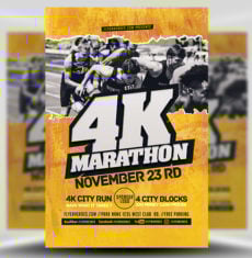 4K Marathon Flyer