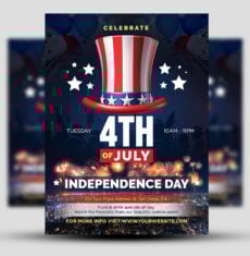 4th of July Celebration Flyer 1