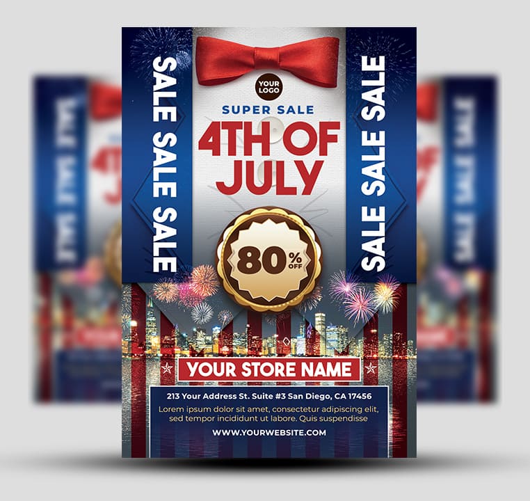 4th of July Sale Flyer 1