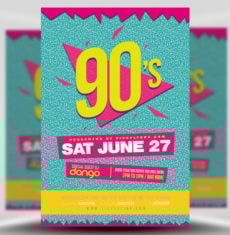 90s Party Flyer V2