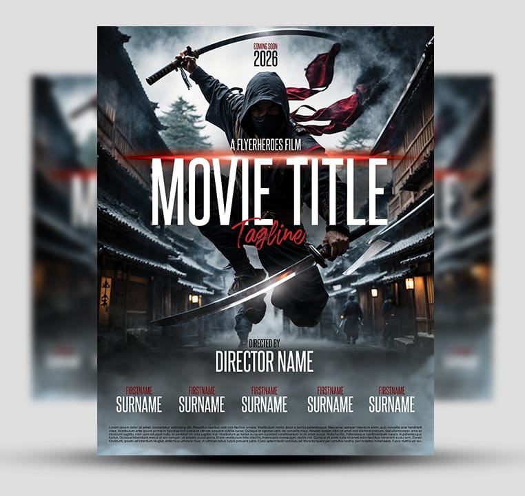 Action Movie Flyer 1
