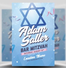Bar Mitzvah Flyer