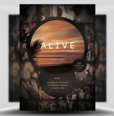 Alive Bar Free Flyer