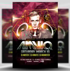 AMVIQ DJ Flyer