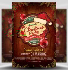Annual Christmas Party Flyer