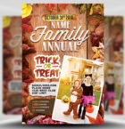 Annual Family Trick or Treat Flyer