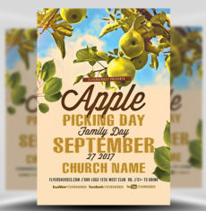 Church Community Apple Picking Flyer v1