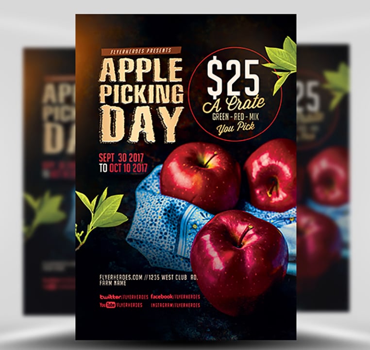 Church Community Apple Picking Flyer v2