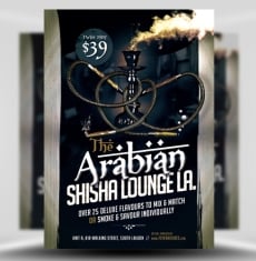 Arabian Shisha Flyer