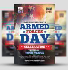 Armed Forces Day Celebration Flyer 1