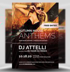 Autumn Anthems Flyer