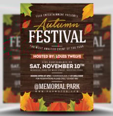Autumn Festival Flyer