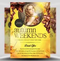 Autumn Weekends Flyer