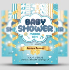 Baby Shower Flyer 1