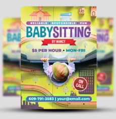 Baby Sitting Flyer 2