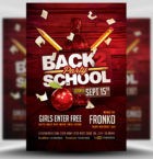 Back To School Party Flyer V7