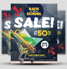 Back to School Sale Flyer 1