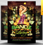 Bandz A Make Her Dance Flyer Template - Included!