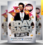 BDAY Bash Flyer Template - Included!