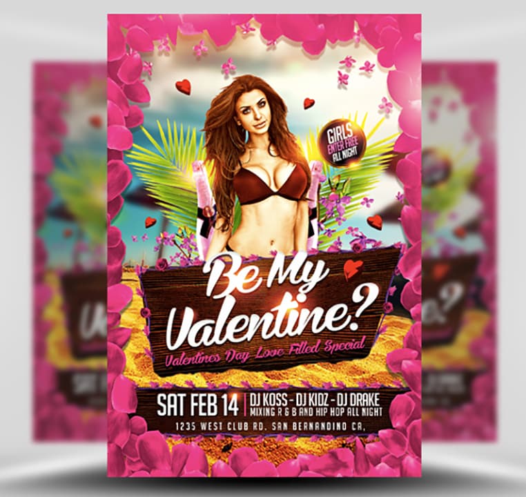 Be My Valentine Flyer 2