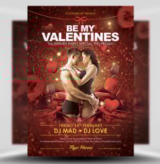 Be My Valentine Flyer 1