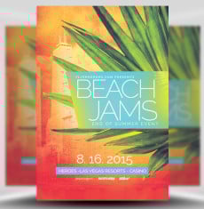 Beach Jams Flyer