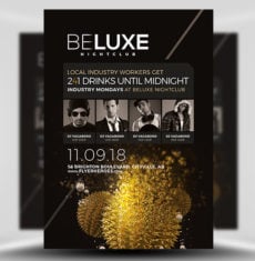 BeLuxe Club Flyer