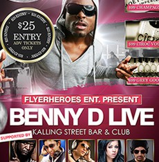 Benny D Flyer Template