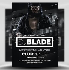 Blade DJ Flyer