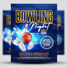 Bowling Night Flyer 2