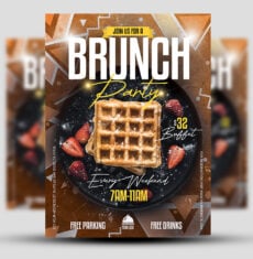 Brunch Party Flyer 1