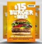 Burger and Beer Flyer