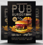 Pub Burger Flyer