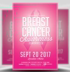 Cancer Awareness Fundraiser Flyer