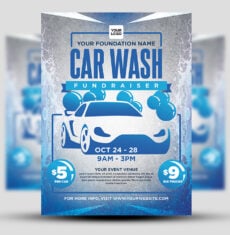 Car Wash Fundraiser Flyer 1