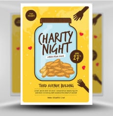 Charity Night Flyer 1