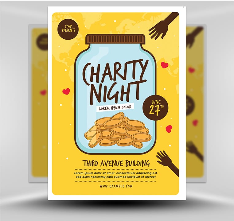 Charity Night Flyer 1