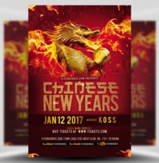 Chinese New Year Flyer 2017