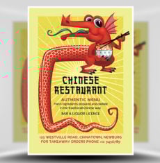 Chinese Food Flyer Template