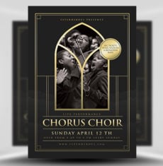Chorus Choir Flyer